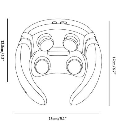 Yusat 3D Cervical Spine Massager with Remote Control 5 Modes & Integrated Magnet | International Shipping - Buy Online on GoSupps.com
