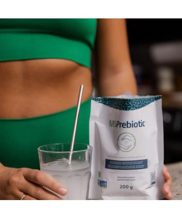 Prebiotic Fiber Supplements by MSPrebiotic | Very High Source of Fiber | Original Functional Fibre Superfood | Gut Health Supplement that Feed Probiotics | Blood Sugar Control Supplement | Prebiotic Fiber Powder (200g) - Buy Online on GoSupps.com