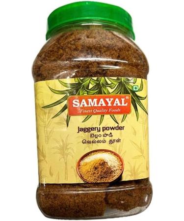 Samayal Jaggery Powder | 1KG | Natural Sweetener | No Preservatives Added | Jaggery Powder |Hand Crushed Gur Powder |Gluten Free |Indian Origin (Pack of 2) - Buy Online on GoSupps.com