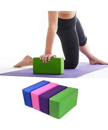 4pcs High Density EVA Foam Yoga Exercise Blocks for Enhanced Support - Buy Online on GoSupps.com