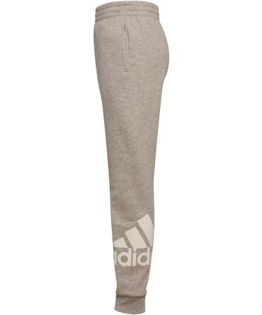 adidas Youth 3 Stripe Fleece Jogger in Medium Grey Heather - Large Size - Buy Online on GoSupps.com