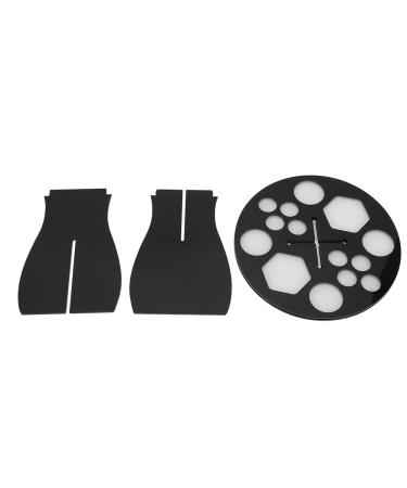 Makeup Brush Drying Rack Nail Brush Rack Portable Storage for Makeup 14 Holes Acrylic Brush Holder for Makeup Artist Nail Brushes Paintbrushes Makeup Lovers