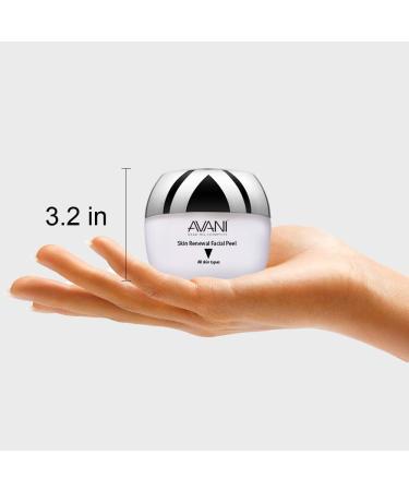 Avani Classics Skin Renewal Facial Peel - Brightening Anti-Aging Exfoliating Cream with Vitamin C & E - Dead Sea Minerals - 1.7 oz - Safe & Gentle - Buy Online on GoSupps.com