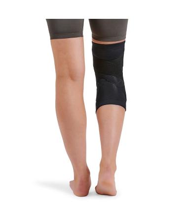 Tommie Copper Pro-Grade Compression Knee Sleeve - Adjustable Unisex Support Sleeve for Knee Stability & Muscle Support, Black (Medium) - Buy Online on GoSupps.com