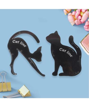 8Pcs Eyeliner Stencils for Cat Eye Winged & Smoky Eyeshadow Applicators - Quick Makeup Guide Tool - Buy Online on GoSupps.com