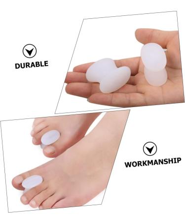 Hallux Valgus 8pcs Silicone Separator Cushion Night Splint - Big Joint Protector for Bunion, Foot Thumb Orthotics - Buy Online on GoSupps.com