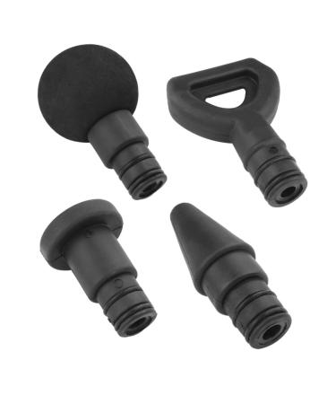 Gatuida fascia pistol head muscle massage device accessories head muscle relaxation tool head vibration relaxation gun head accessories head massage adapter massage tips shock plastic 9x6xcm black