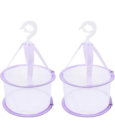 Hanging Mesh Basket Dryer for Makeup Brushes | Foldable Cleaning Rack & Drying Solution for Sponges & Puffs (Purple - Buy Online on GoSupps.com