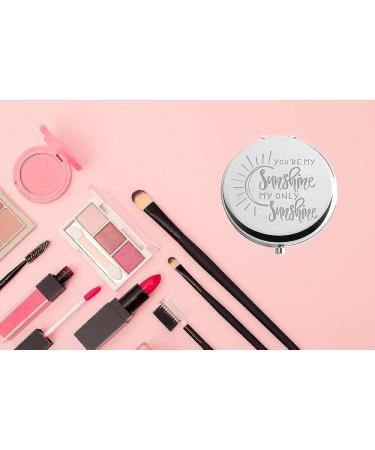 HOLLP Sister Friendship Jewelry - You're My Sunshine Makeup Pocket Mirror for Women - Buy Online on GoSupps.com