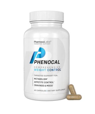 Metabolism Supplement with Berberine Green Tea Saffron 5-HTP Glucomannan & L-Tyrosine Designed to Support Appetite Cravings & Positive Mood 60 Capsules (Pack of 1) 60 Count (Pack of 1)