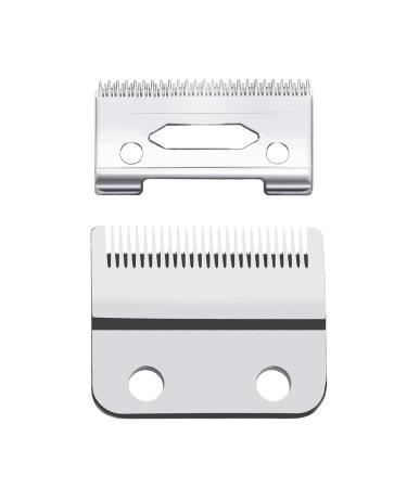 VRMETA New Upgrade Professional Hair Clippers Replacement Blades for Wahl Clippers Wahl 5-Star Senior Magic Clip Compatible with 8148 8504 1919 2241 2240 8591 (Silver)
