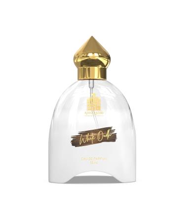 Ad.ilQa.dri Wh.ite Ou.dh Perfume | Strong Masculine Woody Oudh Fragrance | 50Ml | Long Lasting Scent Liquid For Men | Eau De Parfum