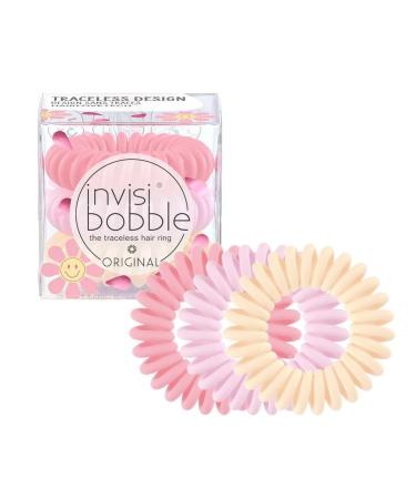 Invisibobble Dreamin 'I Original Retro Hair tie 3 spiral hair tie in pink purple and yellow for girls women i designed in the heart of Munich colorful