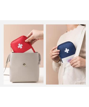 Mini First Aid Bag - Portable 4-Piece Medication Storage for Home Travel & Sports | Compact Emergency Kit - Buy Online on GoSupps.com