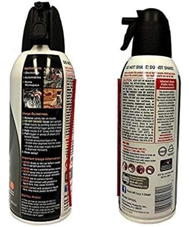 Dust-Off Disposable Compressed Gas Duster 10oz 6-Pack Black - Clean & Protect Your Electronics Easily! - Buy Online on GoSupps.com