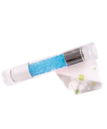 Worparsen Manicure Art Stamper Nail Supplies Double Head Transparent Manicure Art Stamper Nails Decoration Easy To Use Blue