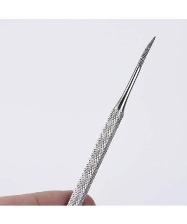 Stainless Steel Toenail Remover Set - Double Head Pick & Cuticle Pusher Pedicure Tool - Buy Online on GoSupps.com