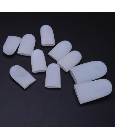 FOMIYES 15 Pairs Gel Toe Caps - Callus & Blister Silicone Protectors for Women/Men - Buy Online on GoSupps.com