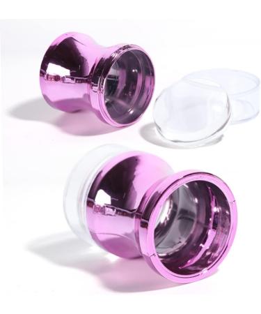 nail jelly stamper Nail Art Stamper Nail Stamping Templates with Silicone Heads DIY Manicure Print Tool Purple - Buy Online on GoSupps.com
