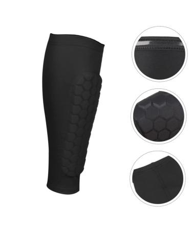 FRCOLOR Anti-Collision Leg Sleeves | Compression Basketball & Kickboxing Shin Pads | Honeycomb Polyester Calf Sleeve for Men - Buy Online on GoSupps.com