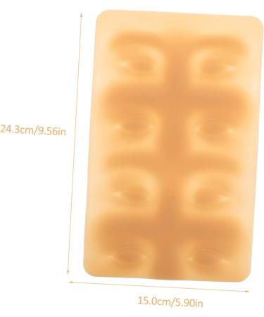 Didiseaon 3pcs Silicone Practice Skin Cosmetic 3d Three-dimensional - Buy Online on GoSupps.com