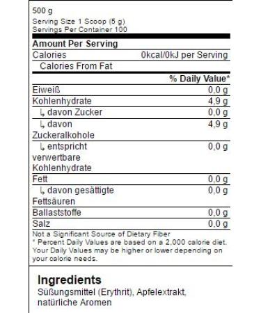 Erythritol Gold 500g - Soulfood LowCarberia | Natural Sugar Substitute for Healthy Low-Carb Diets | International Shipping Available - Buy Online on GoSupps.com