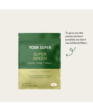Your Super Organic Super Green Superfood Powder - 5.03 Oz. - Buy Online on GoSupps.com