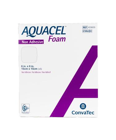 Aquacel Foam Dressing by Convatec ( DRESSING AQUACEL FOAM ADHESIVE 4"X4" ) 10 Each / box