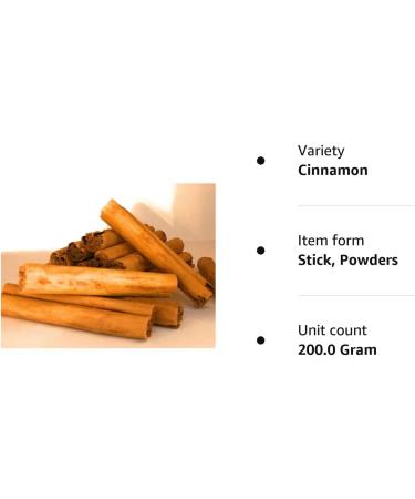 Ceylon Cinnamon Sticks (200g) - Pure Cinnamomum Verum from Sri Lanka - Ideal for Sweet and Savoury Dishes - Buy Online on GoSupps.com