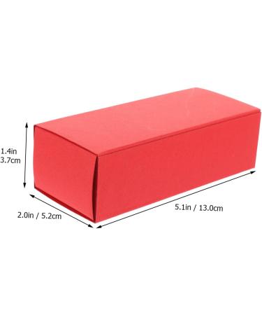 Gatuida 12pcs Essential Oil Packing Box Storage Bridesmaid Cardboard 13X5.2cm Red - Buy Online on GoSupps.com