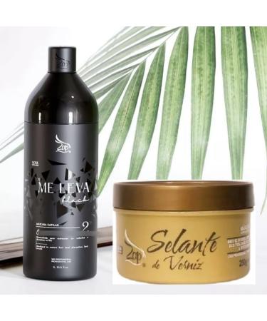  Zap Zap Me Leva Brazilian Keratin Treatment 2x1L + Coconut Boom Mascara Hydration 250g - Buy Online on GoSupps.com