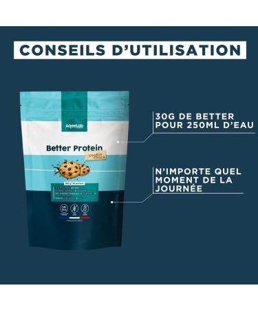 Better Protein Plants: Maximum digestion and assimilation Better than whey Tested in independent laboratory Made in France AqeeLab Nutrition: the eco-friendly brand (Vanilla 900 g) - Buy Online on GoSupps.com