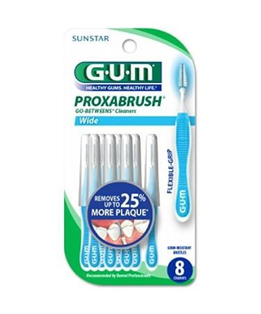 GUM Go-Betweens Proxabrush Cleaners Wide 3614 8 ea