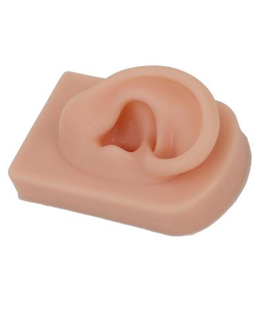 Silicone Right Ear Model for Piercing Training and Earrings Display - Dark Skin Color - Buy Online on GoSupps.com