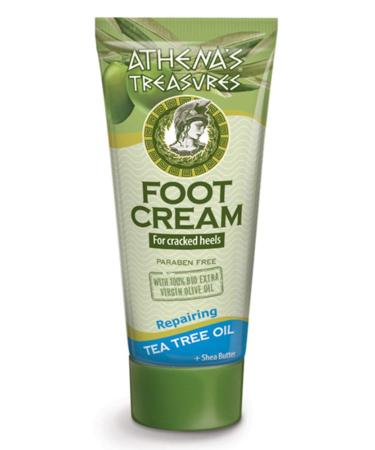 Pharmaid Athenas Treasures Foot Cream Moisturizer - 60ml | Pamper your feet enriched with tea tree oil | Natural care