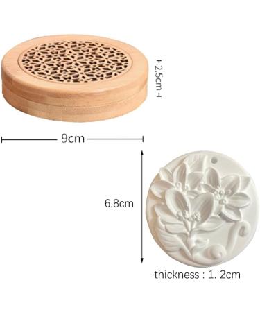 Essential Oil Diffuser Mini Stone Ornament | Aromatherapy Air Diffuser with Wooden Incense Box for Home & Office - Buy Online on GoSupps.com