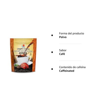 Dxn Lingzhi Black Coffee with Ganoderma 0.15 oz (Pack of 20) - Organic Reishi Mushroom Infused Brew - Buy Online on GoSupps.com