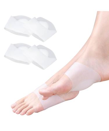 WUBAYI 2 pairs Arch support clear comfortable flat foot support relieve pain and soreness from plantar fasciitis shoes suitable for all occasions