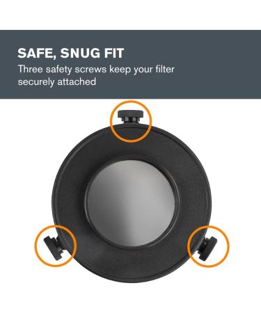 Celestron EclipSmart Safe Solar Eclipse Telescope Filter | ISO 12312-2 Compliant | Fits Travel Scope 60 | Observe Eclipses & Sunspots Safely - Buy Online on GoSupps.com