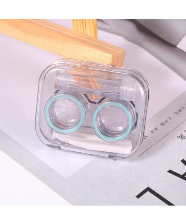 Mobeon Travel Contact Lens Container Set - 4 Durable Etui Storage Cases with Screw Cap for Safe Contact Lens Storage - Buy Online on GoSupps.com