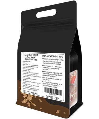 Red Bean Coix Seed Tea Bags (5g 50packets) 8.81oz Shiqing Tea Combination herbal tea 250g - Buy Online on GoSupps.com