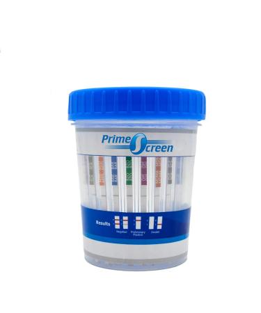 Prime Screen-12 Panel Multi Drug Urine Test Compact Cup (AMP,BAR,BUP,BZO,COC,mAMP/MET,MDMA,MOP/OPI,MTD,OXY,PCP,THC) C-Cup-2 Pack- CDOA-6125