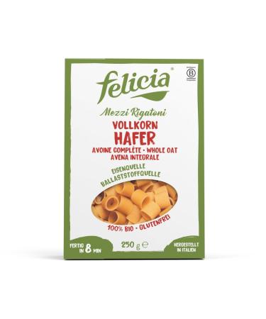felicia Felicia Organic Whole Grain Oats Mezzi Rigatoni (2 x 250 g)