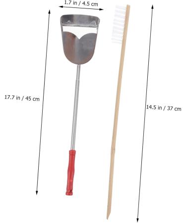 DOITOOL 2pcs Set Birdcage Brush Scoop Shovel Parrot Cage Accessory Parrot Cage Shovel Pet 7x9cm Assorted Color - Buy Online on GoSupps.com