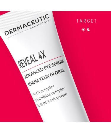 Dermaceutic Reveal 4X - Global Eye Serum for signs of fatigue and puffiness around the eyes with CX complex and caffeine complex - 15 ml - Buy Online on GoSupps.com