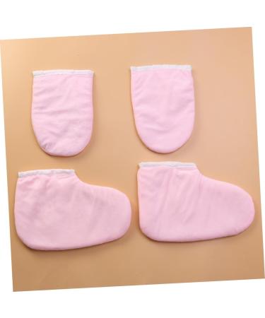 Ipetboom 2 Pairs Paraffin Wax Warmer Mittens Thermal Gloves Foot Spa Cover Insulated Gloves Pumpkin Hat for Adults Bath Treatment Mitt Paraffin Bath Mitts Mouse Costume Kids Pink Care - Buy Online on GoSupps.com