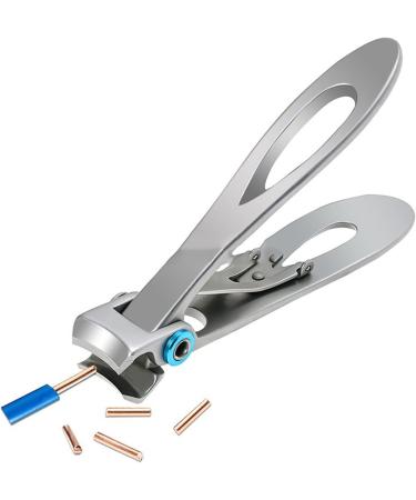 HCHGJKN Nail Clippers Premium Stainless Steel Nail Clippers For Thick Nails Shave and Curve Blades Wide Jaw Heavy duty Anti-Slip - Buy Online on GoSupps.com