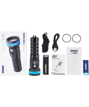 XTAR D30 1600 Lumens Scuba Diving Video Light | Multi-Color LED Underwater Flashlight - Buy Online on GoSupps.com