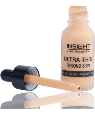Inns-sight Cosmetics Ultra-Thin Second Skin Long Wear Liquid Foundation | Waterproof Full Coverage Long Lasting | Light Oil Free Face Makeup| 20ml(FD28-03) - Buy Online on GoSupps.com