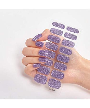 8 Sheets 128 Pieces Full Cover Nail Art Stickers - Self-Adhesive Solid Color Strips for Women | Real Nail Polish Decal Strips - International Shipping Available - Buy Online on GoSupps.com